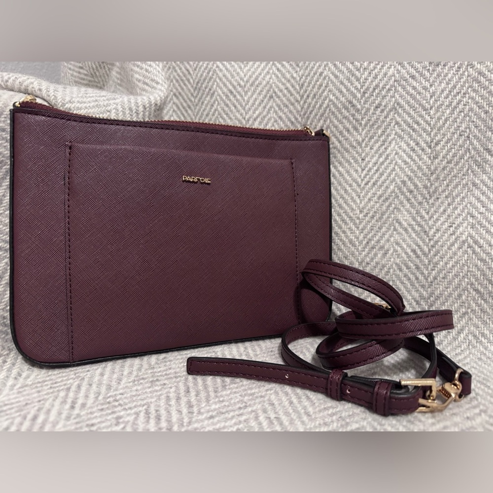 Parfois Burgundy Crossbody Purse